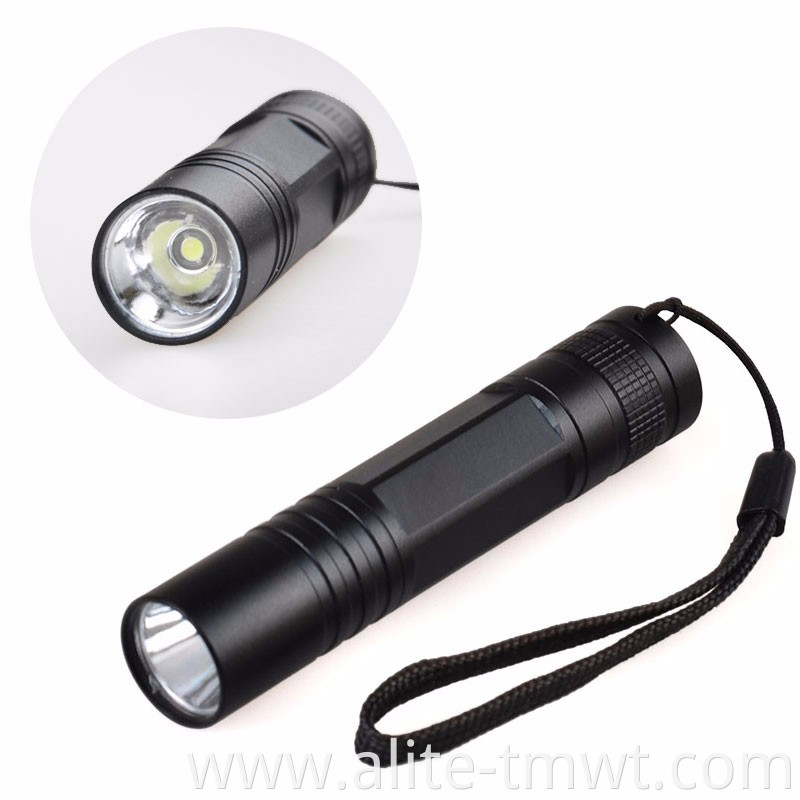 AA Battery Super Bright EDC 0.5W LED Pocket Cheap Mini Flashlight